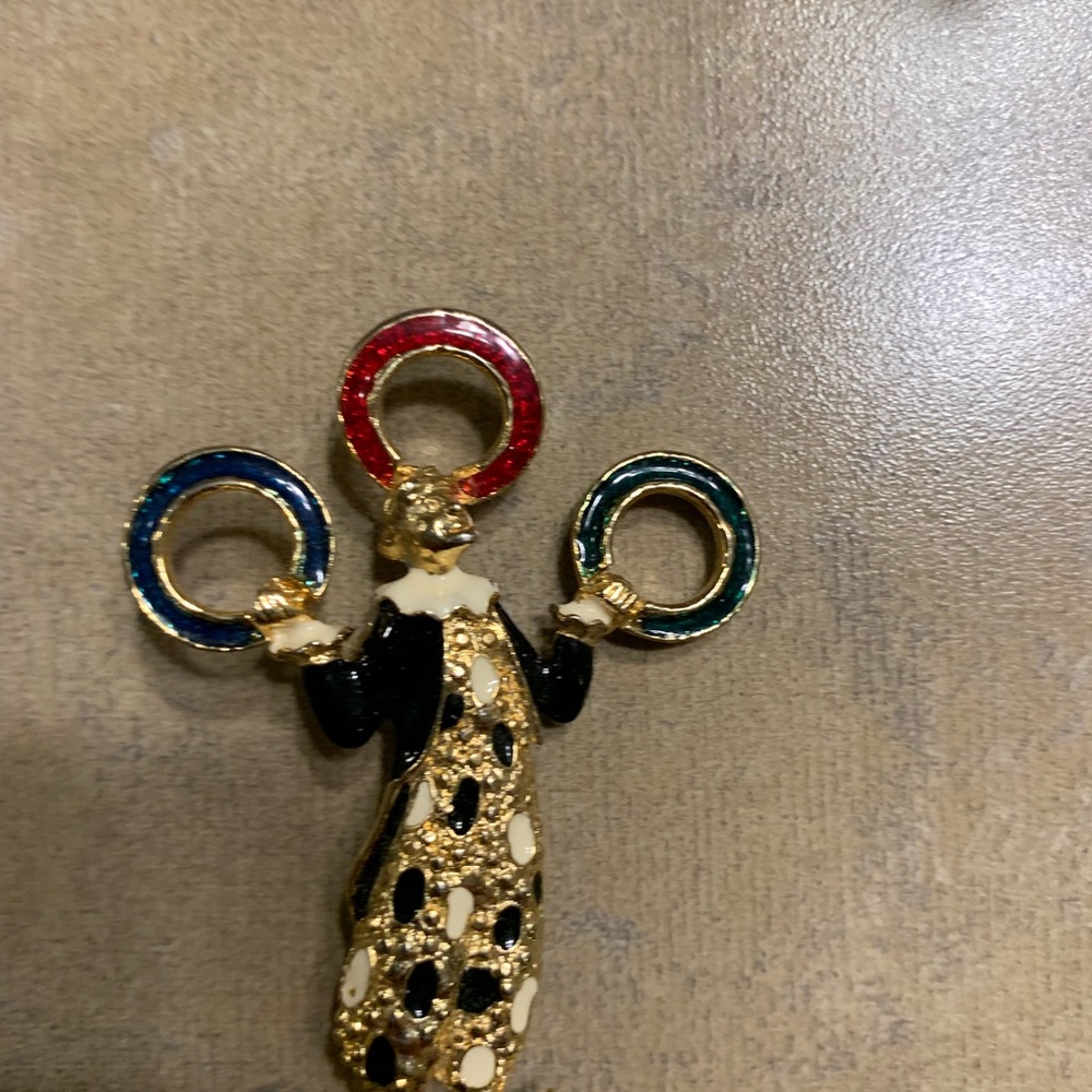 Very beautiful brooch “ Clown “